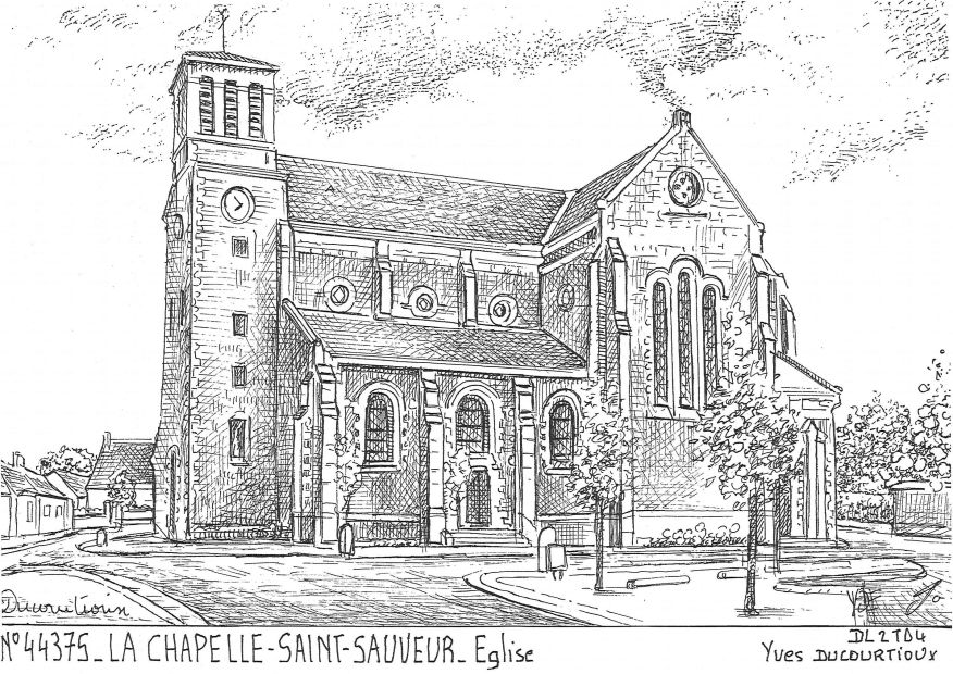 N 44375 - LA CHAPELLE ST SAUVEUR - église